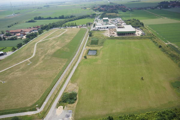 Bild vergrößern: Luftaufnahme vom Abfallentsorgungszentrum Hohenhameln